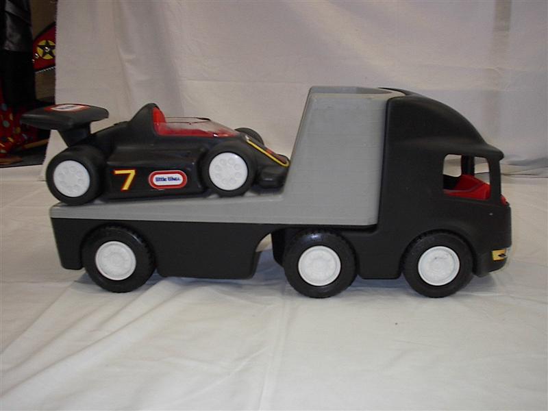 Emuleren rijm Eik B Zintuiglijk materiaal: B060 Little tikes vrachtwagen met raceauto